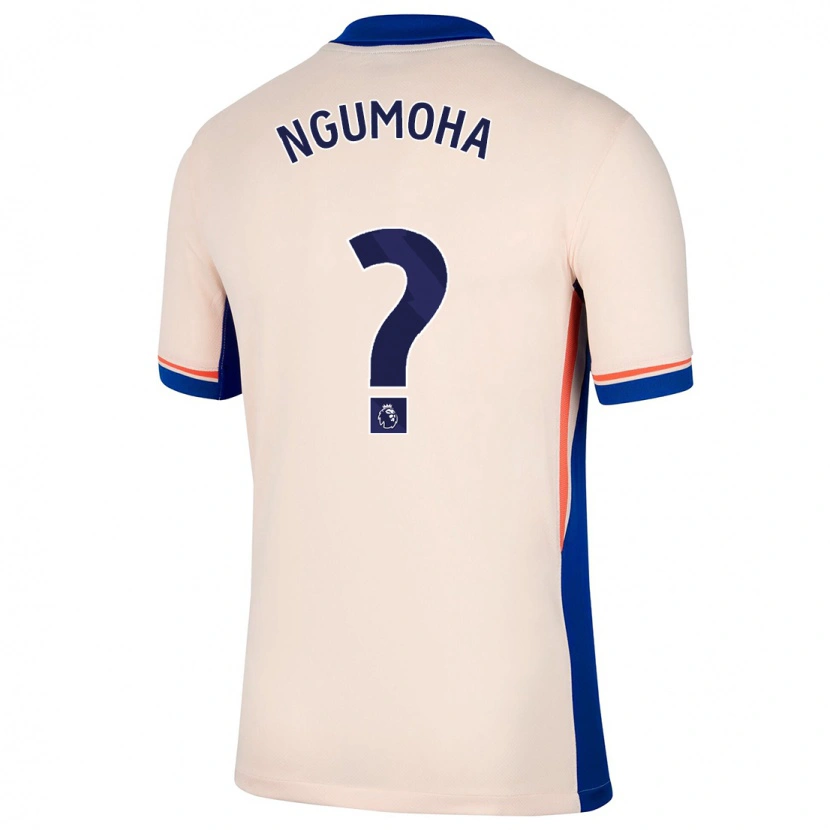 Danxen Niño Camiseta Rio Ngumoha #0 Beige Claro 2ª Equipación 2024/25 La Camisa