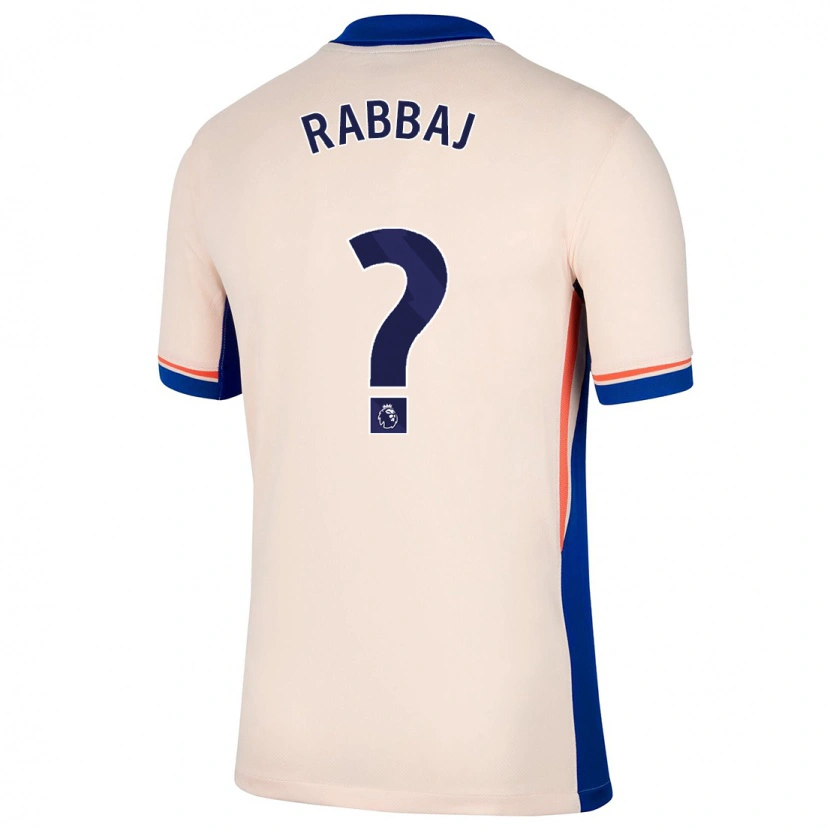 Danxen Niño Camiseta Ibrahim Rabbaj #0 Beige Claro 2ª Equipación 2024/25 La Camisa