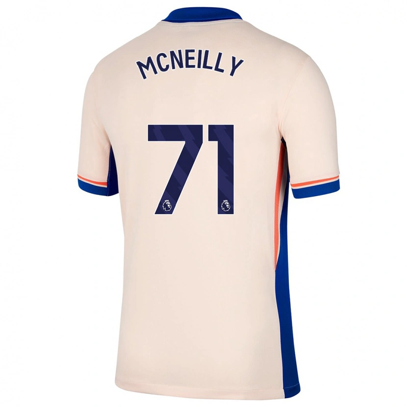 Danxen Niño Camiseta Donnell Mcneilly #71 Beige Claro 2ª Equipación 2024/25 La Camisa