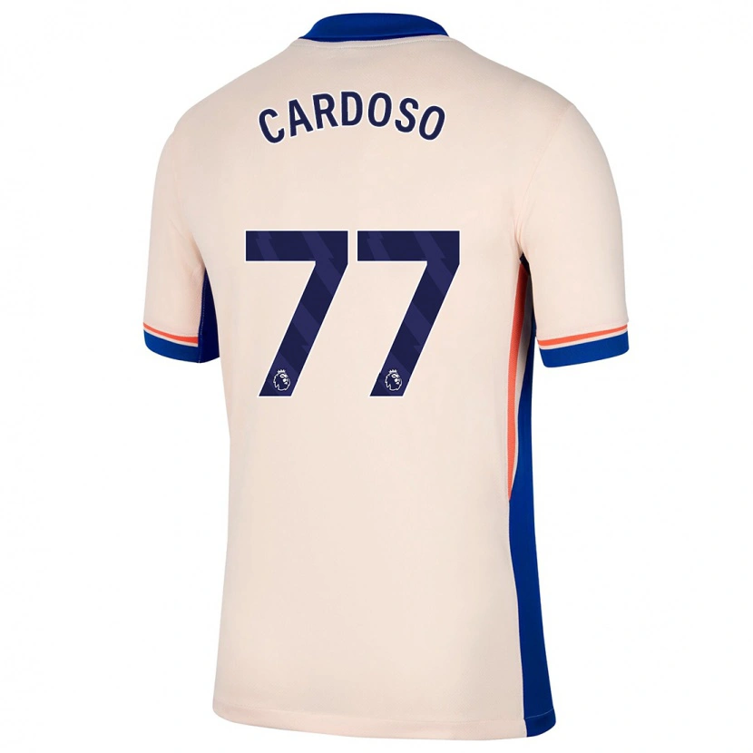 Danxen Niño Camiseta Leo Cardoso #77 Beige Claro 2ª Equipación 2024/25 La Camisa