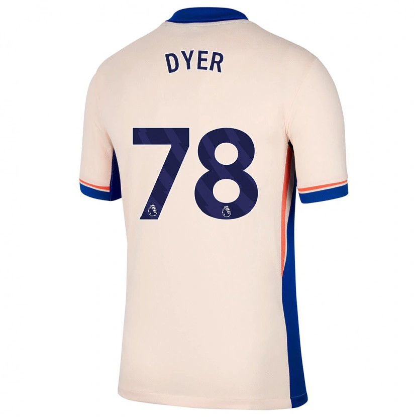 Danxen Niño Camiseta Kiano Dyer #78 Beige Claro 2ª Equipación 2024/25 La Camisa