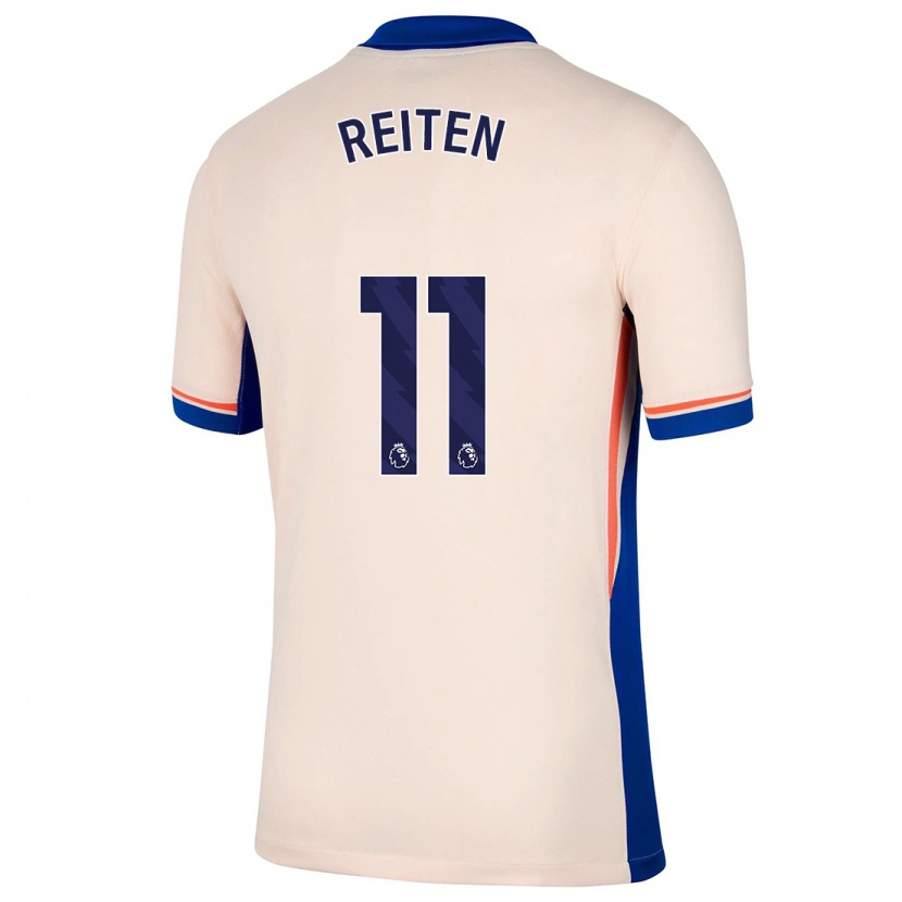 Danxen Niño Camiseta Guro Reiten #11 Beige Claro 2ª Equipación 2024/25 La Camisa