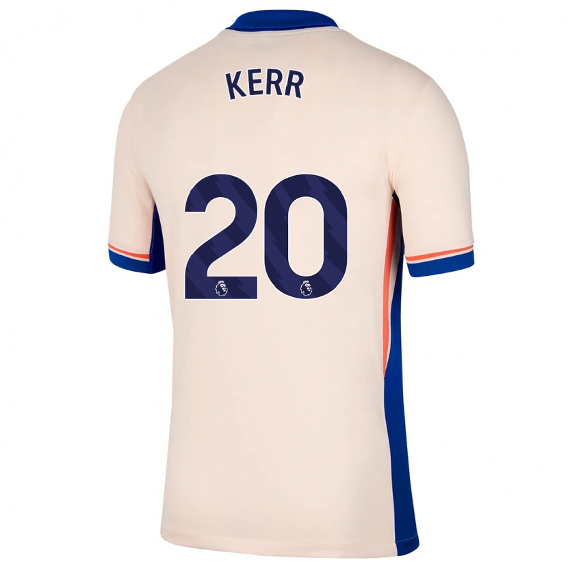 Danxen Niño Camiseta Sam Kerr #20 Beige Claro 2ª Equipación 2024/25 La Camisa