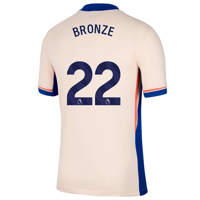 Danxen Niño Camiseta Lucy Bronze #22 Beige Claro 2ª Equipación 2024/25 La Camisa