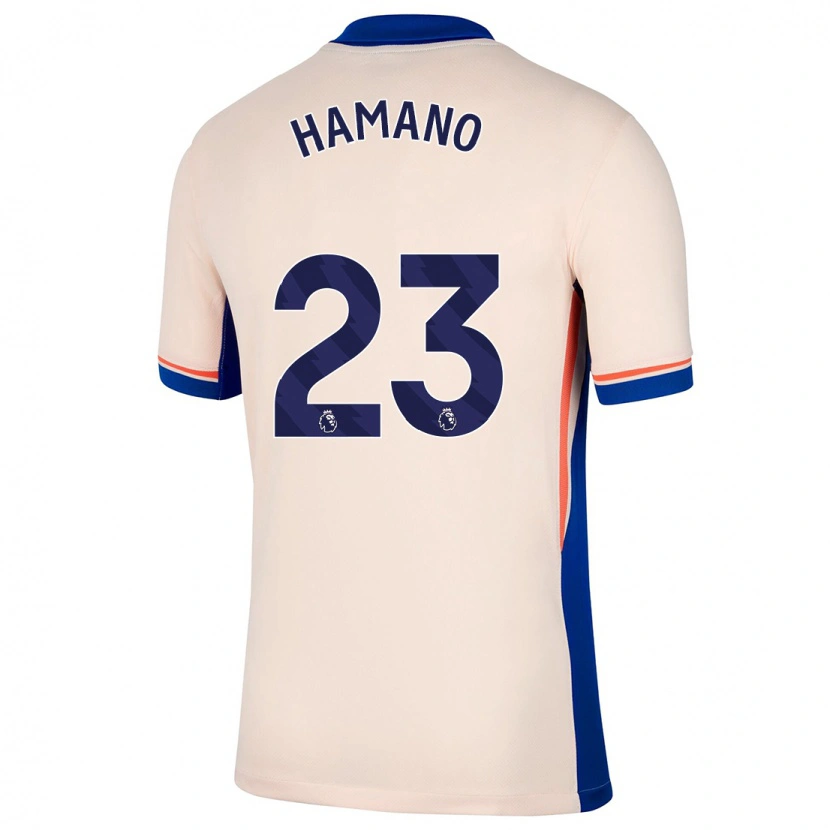 Danxen Niño Camiseta Maika Hamano #23 Beige Claro 2ª Equipación 2024/25 La Camisa