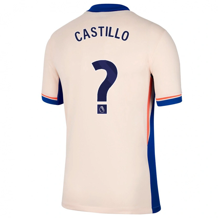 Danxen Niño Camiseta Juan Castillo #0 Beige Claro 2ª Equipación 2024/25 La Camisa