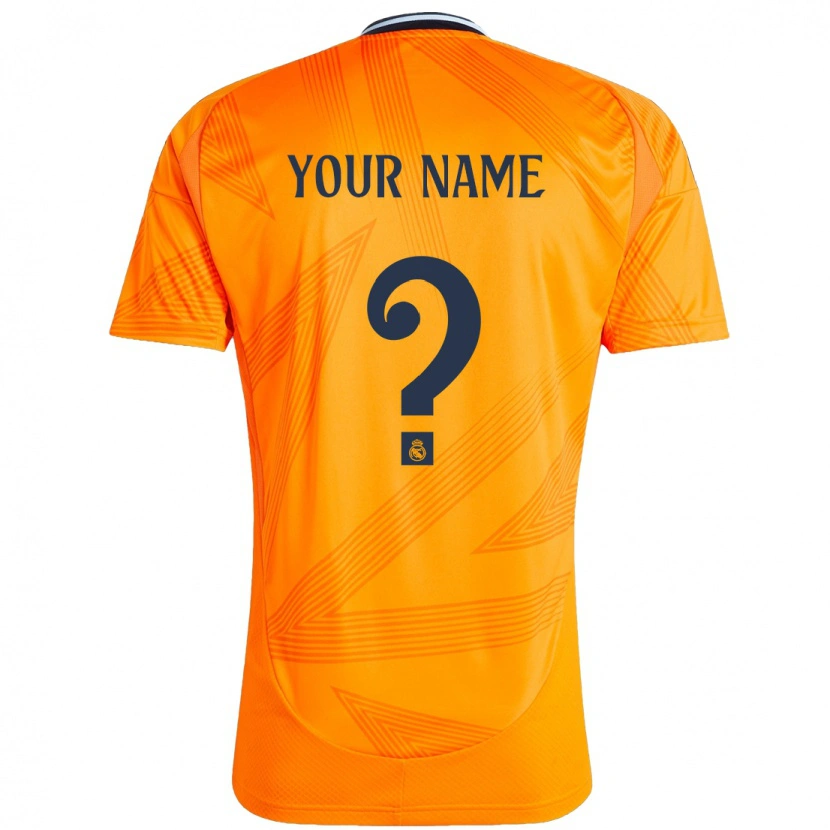 Danxen Niño Camiseta Su Nombre #0 Naranja 2ª Equipación 2024/25 La Camisa