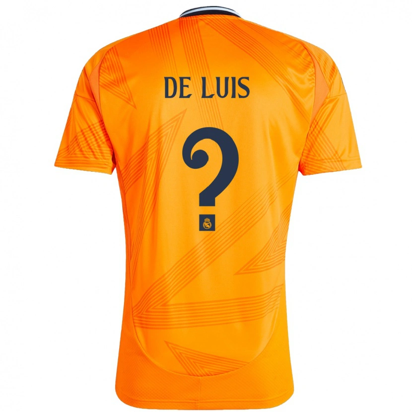 Danxen Niño Camiseta Mario De Luis #0 Naranja 2ª Equipación 2024/25 La Camisa