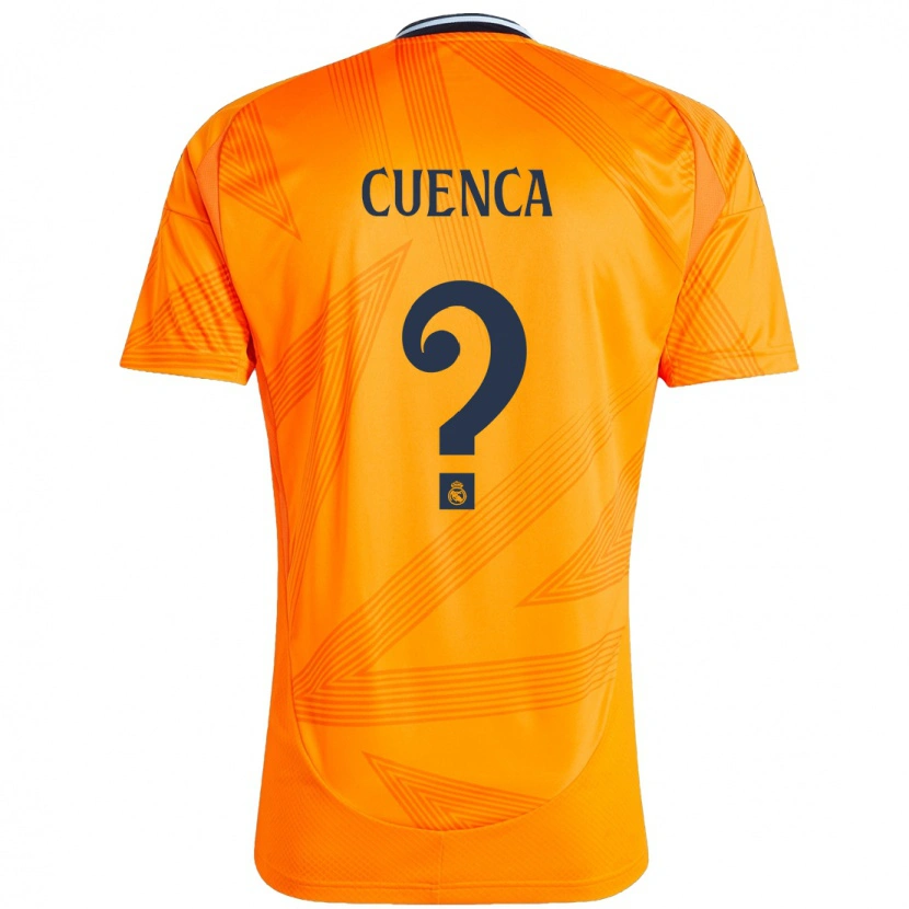 Danxen Niño Camiseta David Cuenca #0 Naranja 2ª Equipación 2024/25 La Camisa