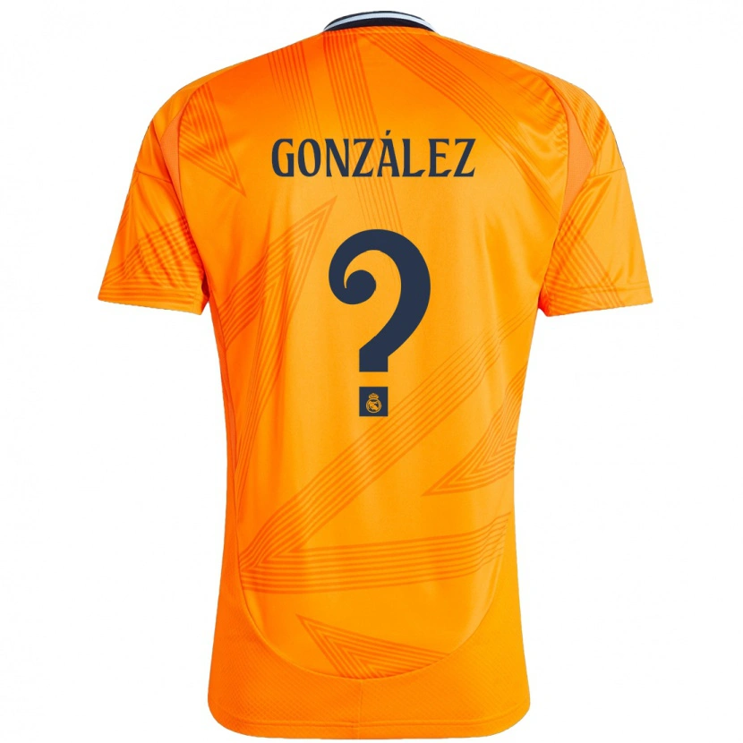 Danxen Niño Camiseta Álvaro González #0 Naranja 2ª Equipación 2024/25 La Camisa