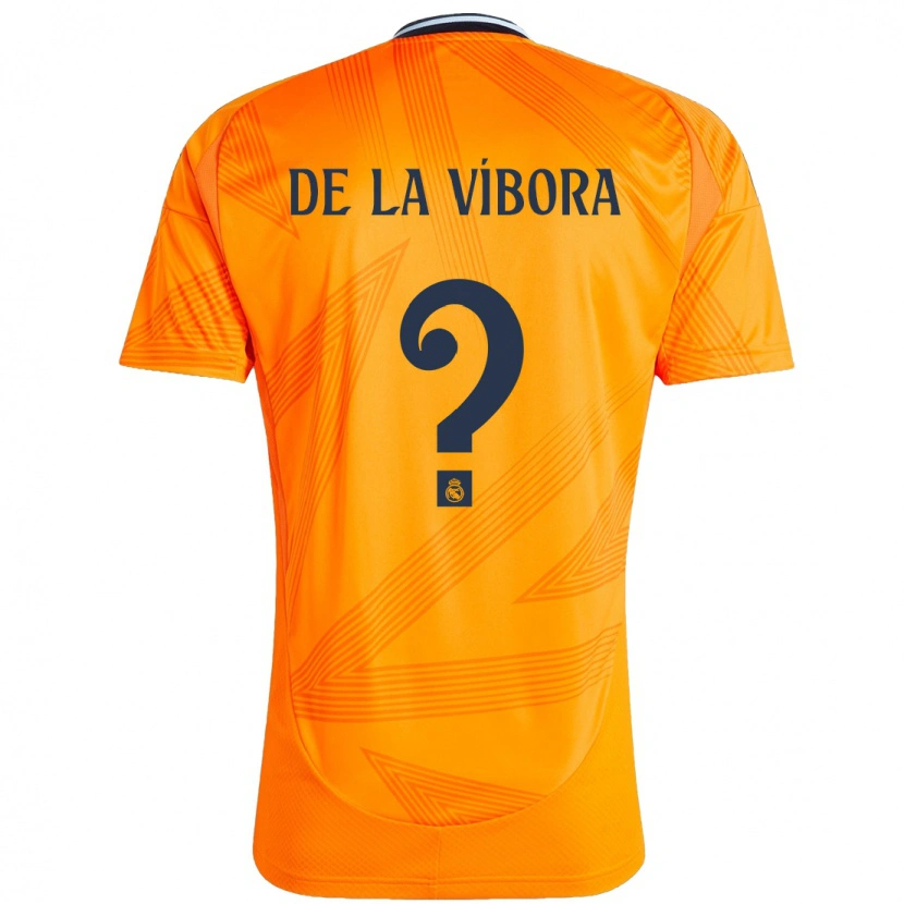 Danxen Niño Camiseta David De La Víbora #0 Naranja 2ª Equipación 2024/25 La Camisa