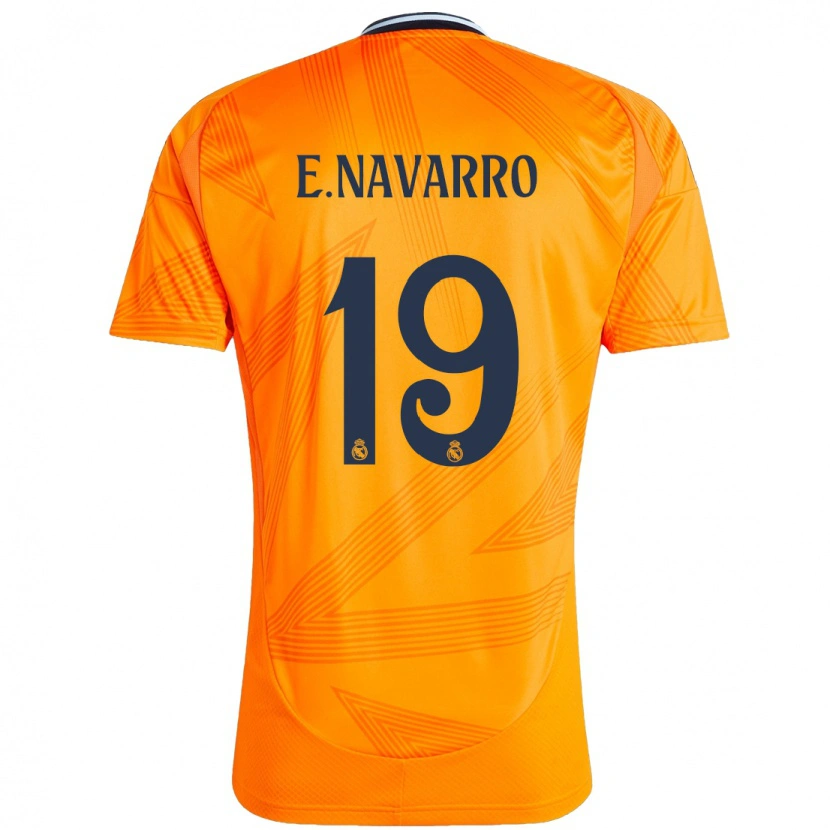 Danxen Niño Camiseta Eva Navarro #19 Naranja 2ª Equipación 2024/25 La Camisa