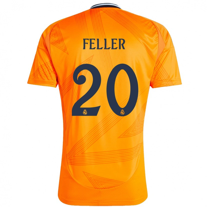 Danxen Niño Camiseta Naomie Feller #20 Naranja 2ª Equipación 2024/25 La Camisa