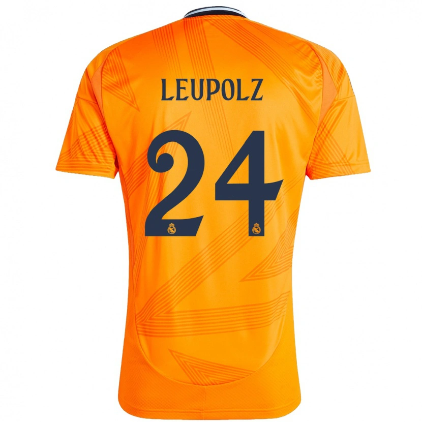 Danxen Niño Camiseta Melanie Leupolz #24 Naranja 2ª Equipación 2024/25 La Camisa