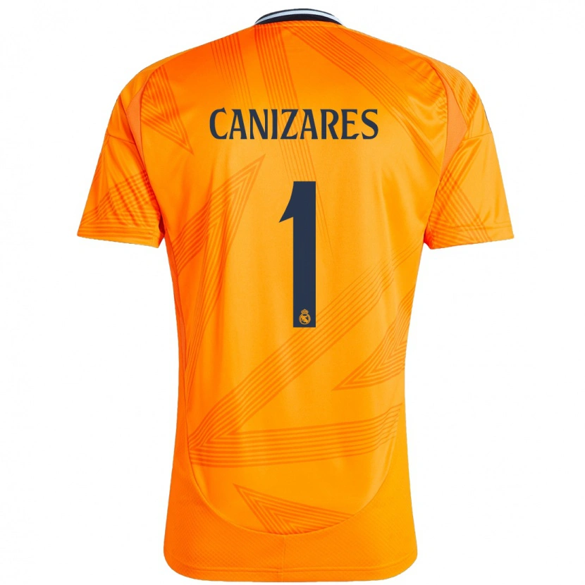 Danxen Niño Camiseta Lucas Cañizares #1 Naranja 2ª Equipación 2024/25 La Camisa