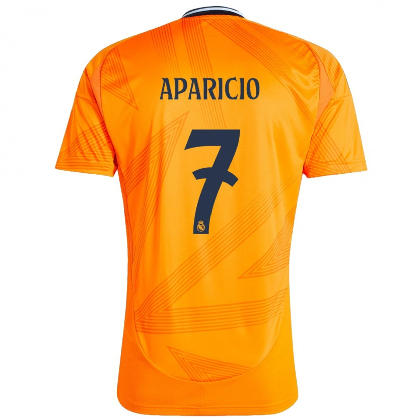 Danxen Niño Camiseta Esteban Aparicio #7 Naranja 2ª Equipación 2024/25 La Camisa