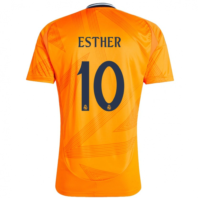 Danxen Niño Camiseta Esther Gonzalez #10 Naranja 2ª Equipación 2024/25 La Camisa