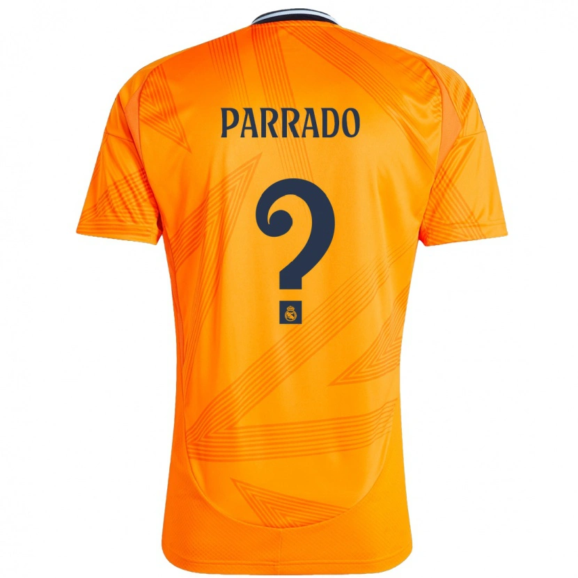 Danxen Niño Camiseta Diego Parrado #0 Naranja 2ª Equipación 2024/25 La Camisa