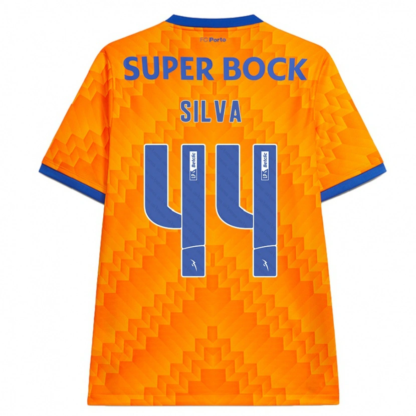 Danxen Niño Camiseta Felipe Silva #44 Naranja 2ª Equipación 2024/25 La Camisa