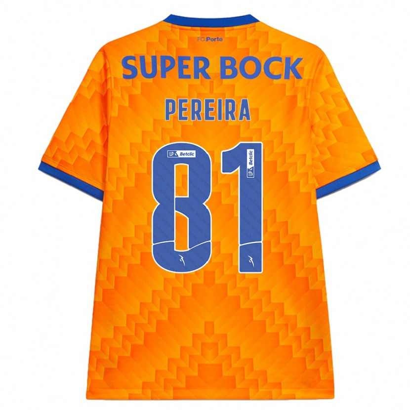 Danxen Niño Camiseta Martim Pereira #81 Naranja 2ª Equipación 2024/25 La Camisa