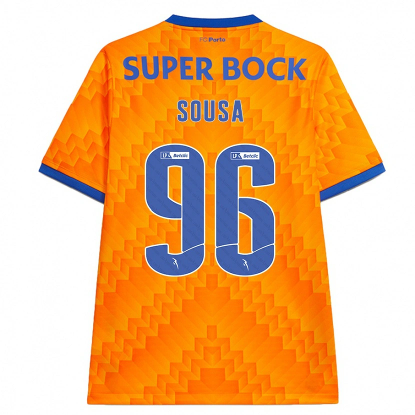 Danxen Niño Camiseta Filipe Sousa #96 Naranja 2ª Equipación 2024/25 La Camisa