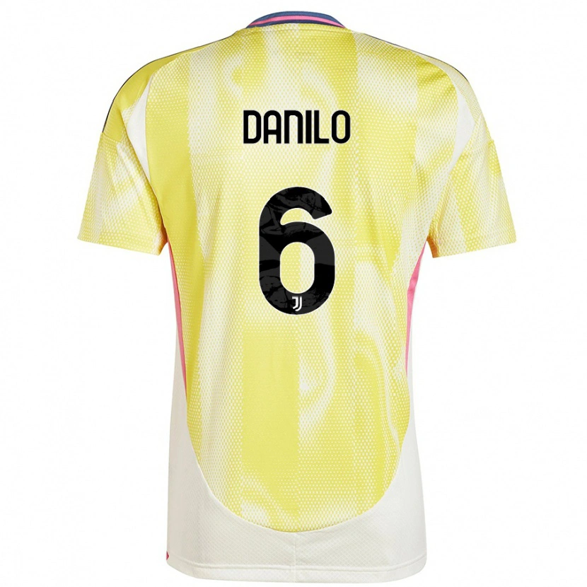 Danxen Niño Camiseta Danilo #6 Amarillo Solar 2ª Equipación 2024/25 La Camisa