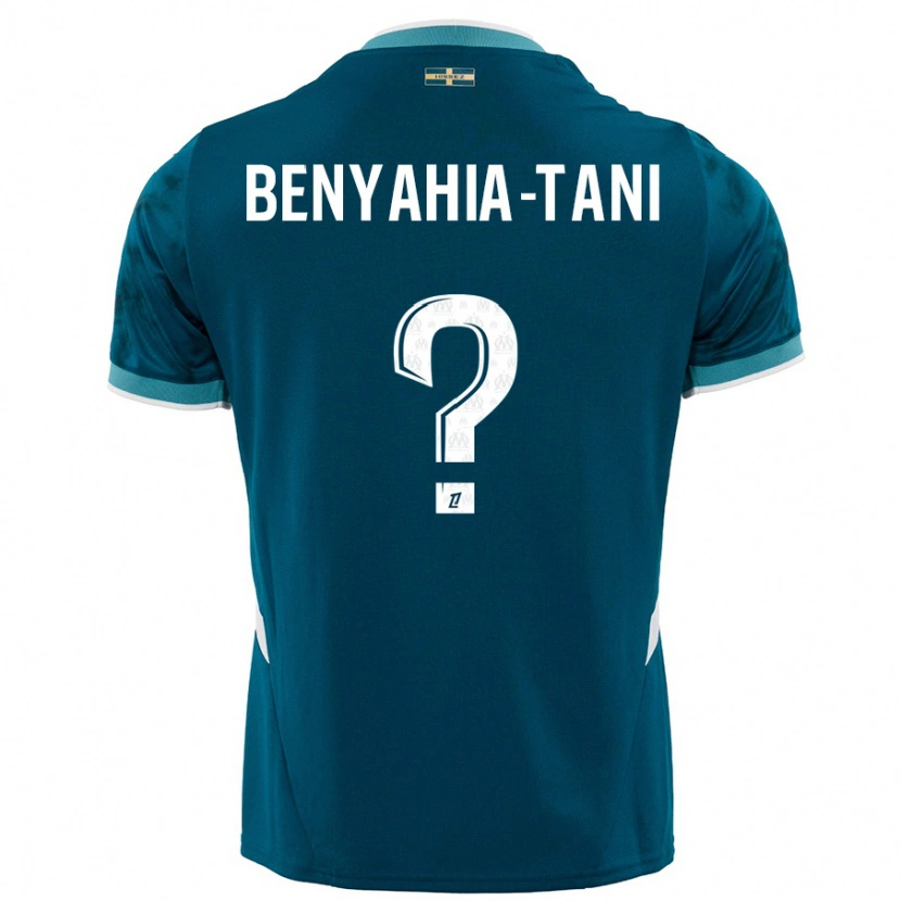 Danxen Niño Camiseta Aylan Benyahia-Tani #0 Azul Turquesa 2ª Equipación 2024/25 La Camisa