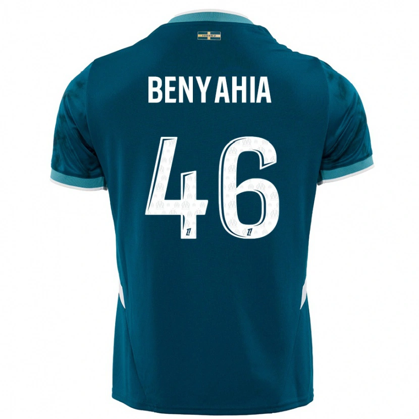 Danxen Niño Camiseta Aylan Benyahia-Tani #46 Azul Turquesa 2ª Equipación 2024/25 La Camisa