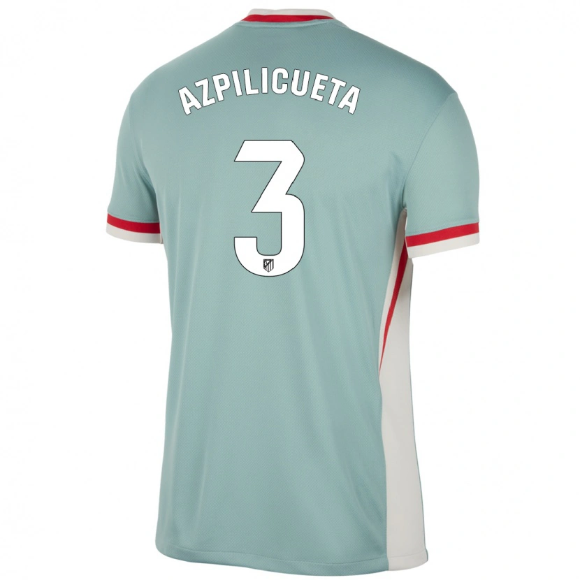 Danxen Niño Camiseta César Azpilicueta #3 Beige Claro Azul 2ª Equipación 2024/25 La Camisa