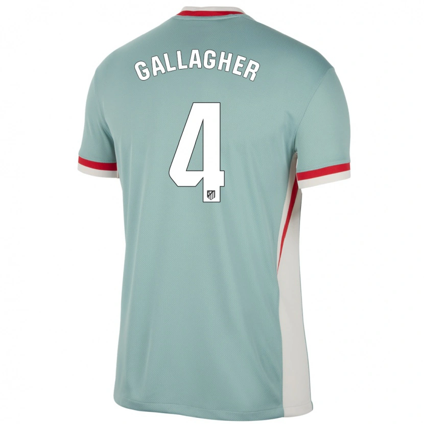 Danxen Niño Camiseta Conor Gallagher #4 Beige Claro Azul 2ª Equipación 2024/25 La Camisa