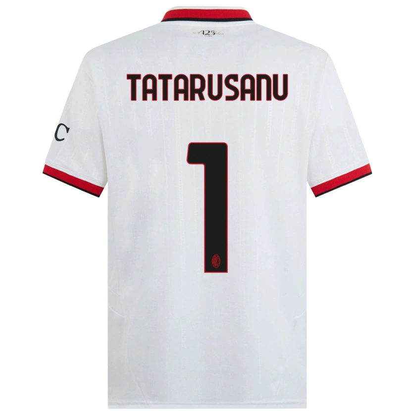 Danxen Niño Camiseta Ciprian Tatarusanu #1 Blanco Negro Rojo 2ª Equipación 2024/25 La Camisa