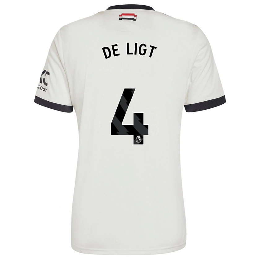 Danxen Niño Camiseta Matthijs De Ligt #4 Blanquecino Equipación Tercera 2024/25 La Camisa