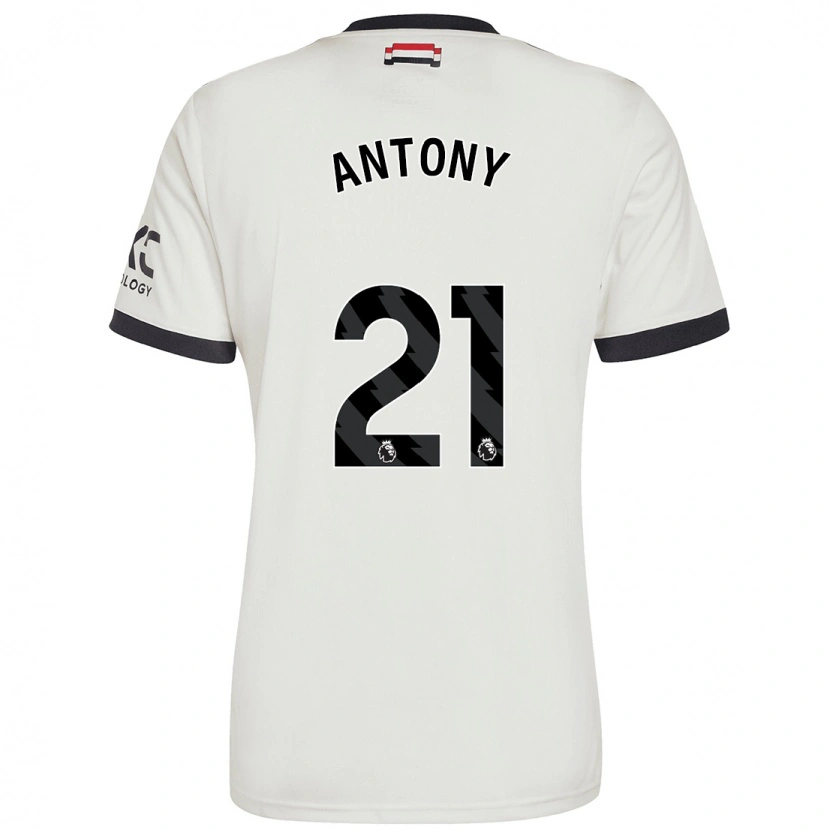 Danxen Niño Camiseta Antony #21 Blanquecino Equipación Tercera 2024/25 La Camisa