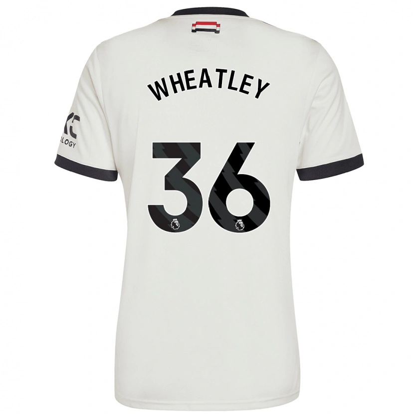 Danxen Niño Camiseta Ethan Wheatley #36 Blanquecino Equipación Tercera 2024/25 La Camisa