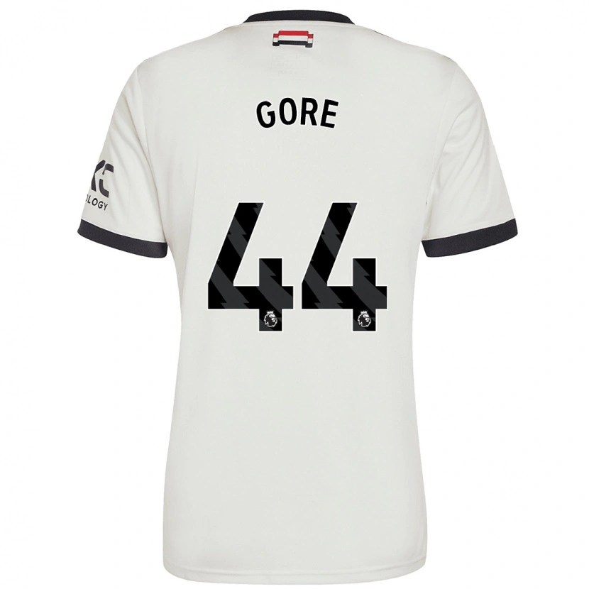 Danxen Niño Camiseta Daniel Gore #44 Blanquecino Equipación Tercera 2024/25 La Camisa