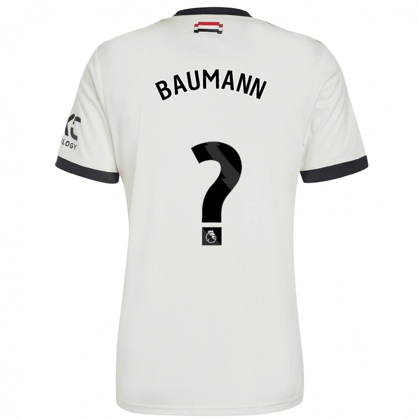 Danxen Niño Camiseta Zach Baumann #0 Blanquecino Equipación Tercera 2024/25 La Camisa