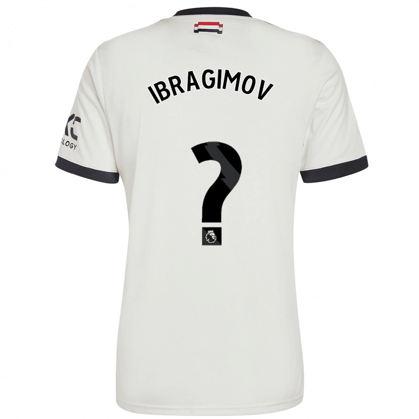 Danxen Niño Camiseta Amir Ibragimov #0 Blanquecino Equipación Tercera 2024/25 La Camisa