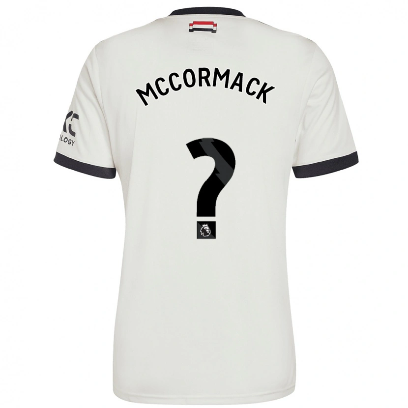 Danxen Niño Camiseta Rafe Mccormack #0 Blanquecino Equipación Tercera 2024/25 La Camisa