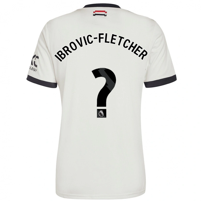 Danxen Niño Camiseta Edward Ibrovic-Fletcher #0 Blanquecino Equipación Tercera 2024/25 La Camisa