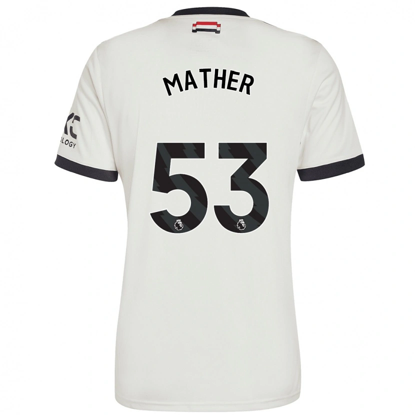 Danxen Niño Camiseta Sam Mather #53 Blanquecino Equipación Tercera 2024/25 La Camisa