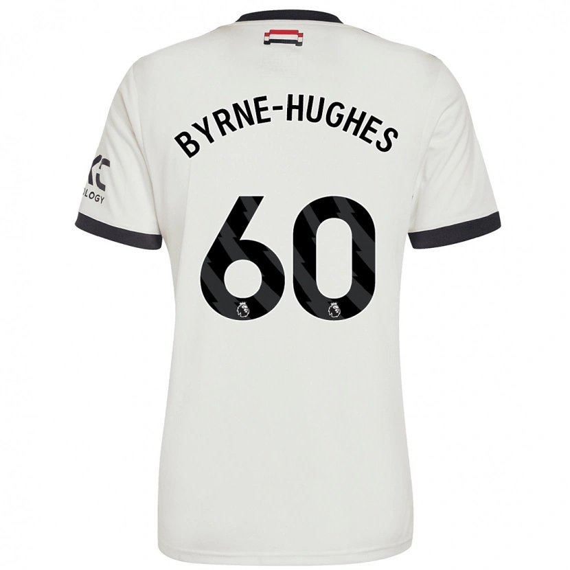 Danxen Niño Camiseta Cameron Byrne-Hughes #60 Blanquecino Equipación Tercera 2024/25 La Camisa