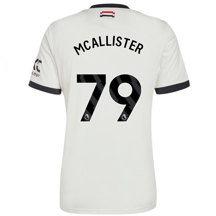 Danxen Niño Camiseta Finley Mcallister #79 Blanquecino Equipación Tercera 2024/25 La Camisa