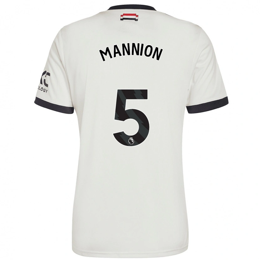 Danxen Niño Camiseta Aoife Mannion #5 Blanquecino Equipación Tercera 2024/25 La Camisa