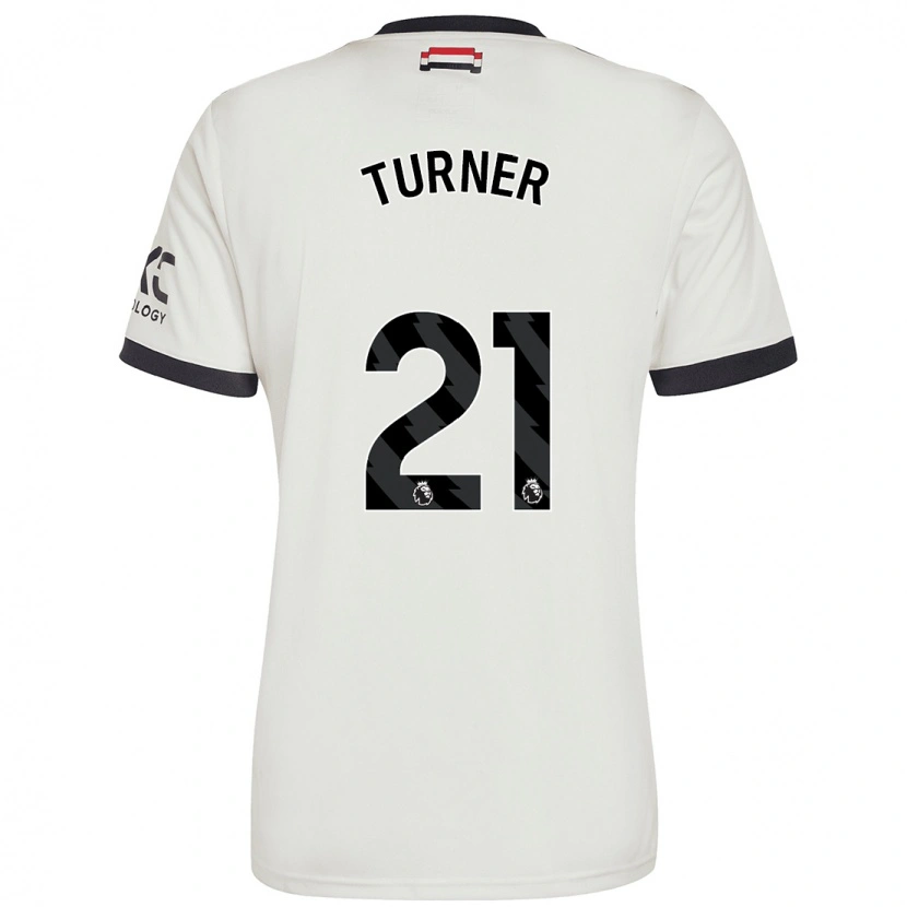 Danxen Niño Camiseta Millie Turner #21 Blanquecino Equipación Tercera 2024/25 La Camisa