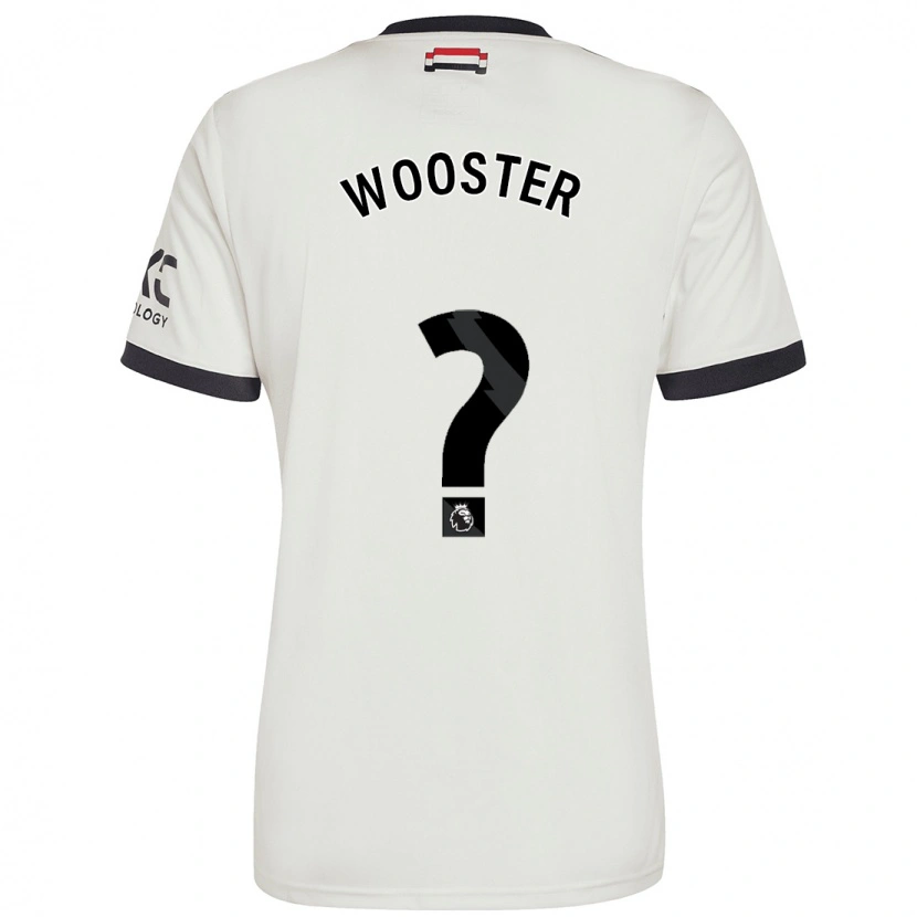 Danxen Niño Camiseta Tom Wooster #0 Blanquecino Equipación Tercera 2024/25 La Camisa