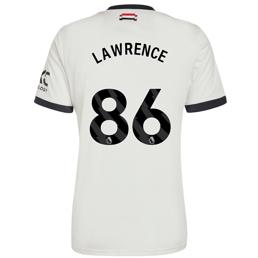 Danxen Niño Camiseta Marcus Lawrence #86 Blanquecino Equipación Tercera 2024/25 La Camisa