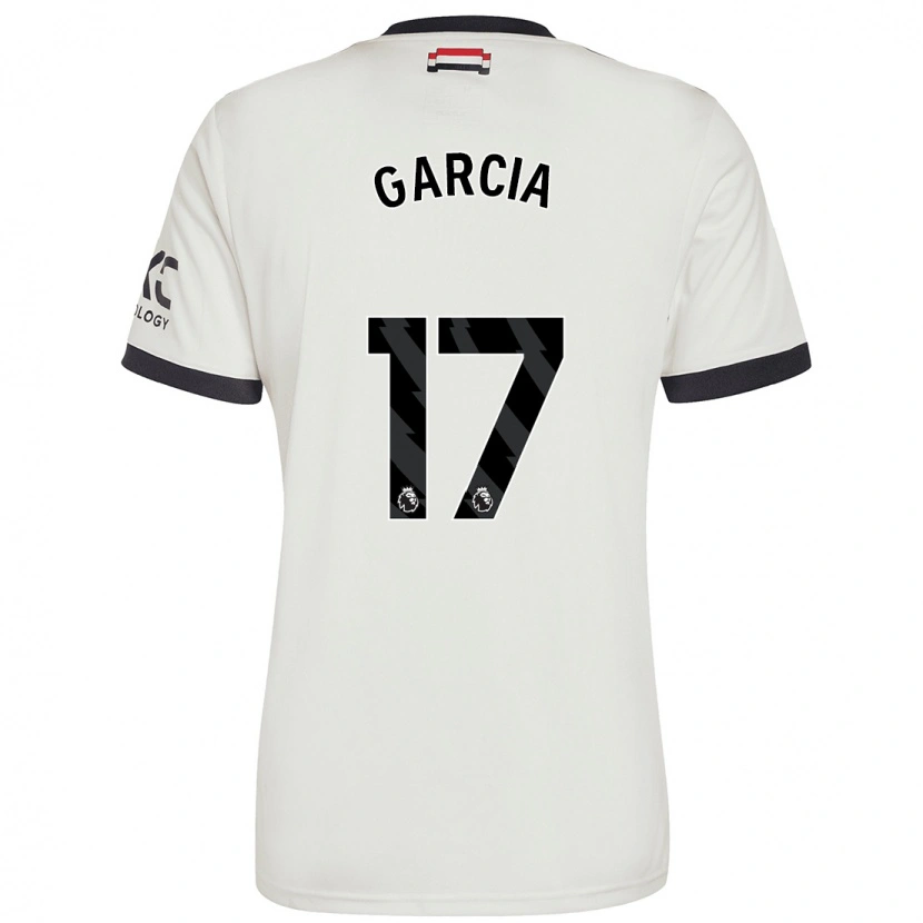 Danxen Niño Camiseta Lucia Garcia #17 Blanquecino Equipación Tercera 2024/25 La Camisa