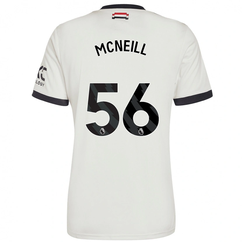 Danxen Niño Camiseta Charlie Mcneill #56 Blanquecino Equipación Tercera 2024/25 La Camisa