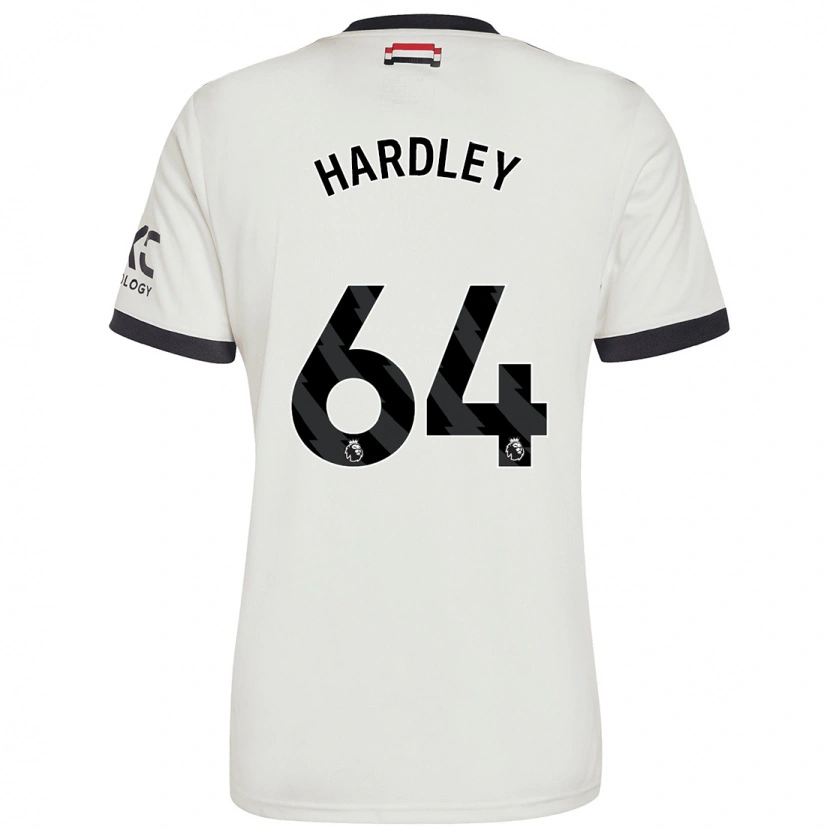 Danxen Niño Camiseta Bjorn Hardley #64 Blanquecino Equipación Tercera 2024/25 La Camisa