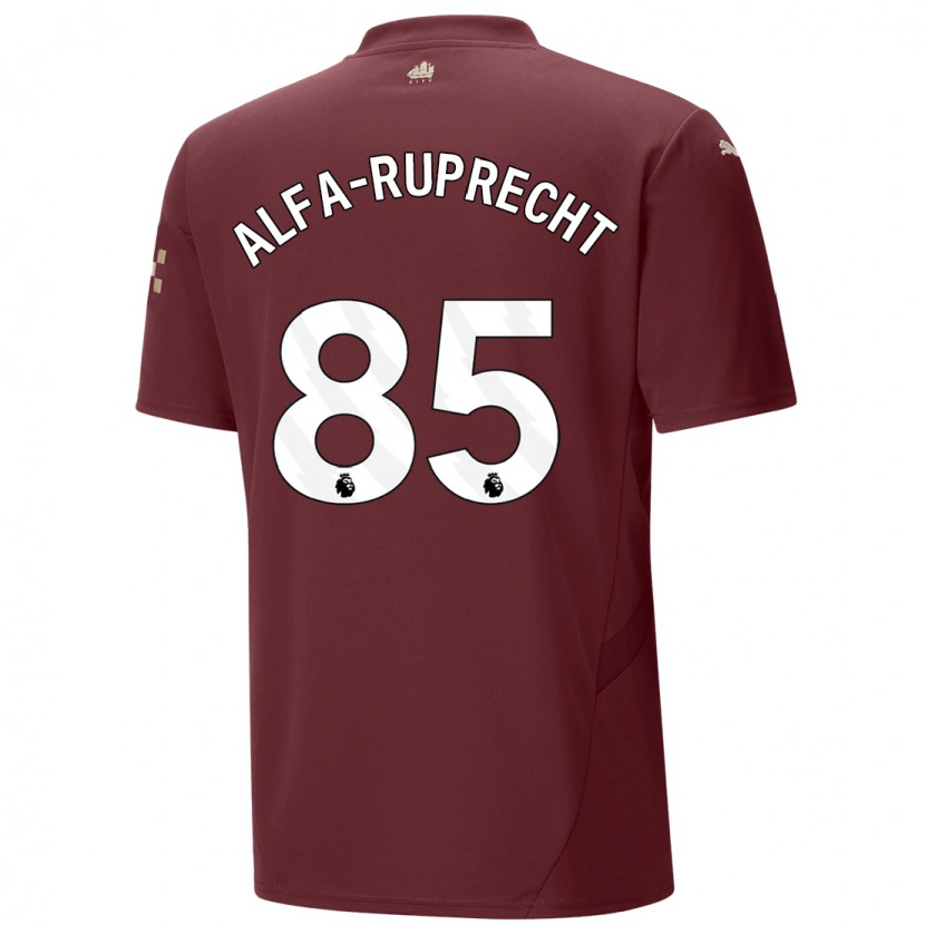 Danxen Niño Camiseta Farid Alfa-Ruprecht #85 Granate Equipación Tercera 2024/25 La Camisa